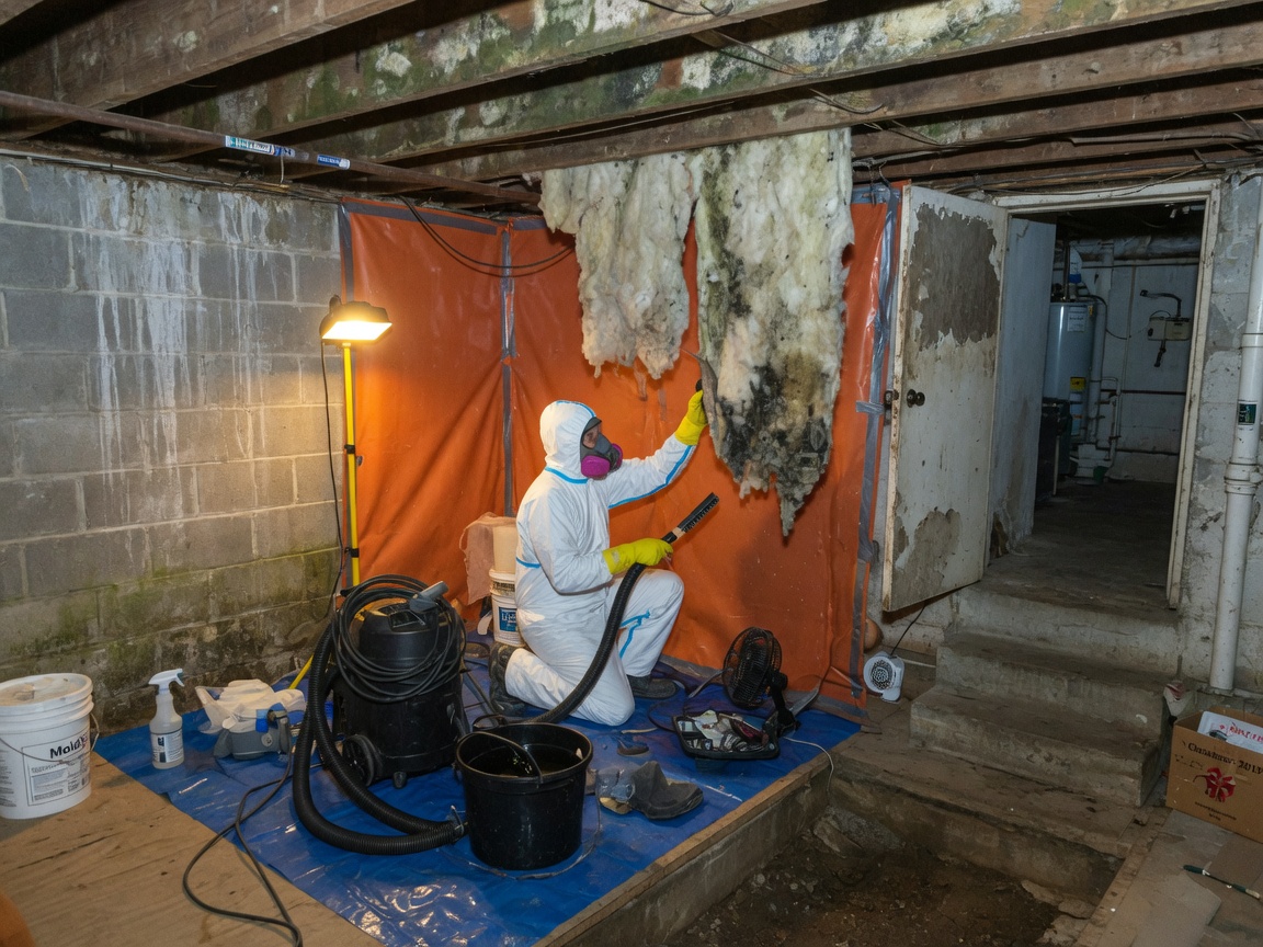 Basement and Crawl Space Mold Remediation in Shreveport